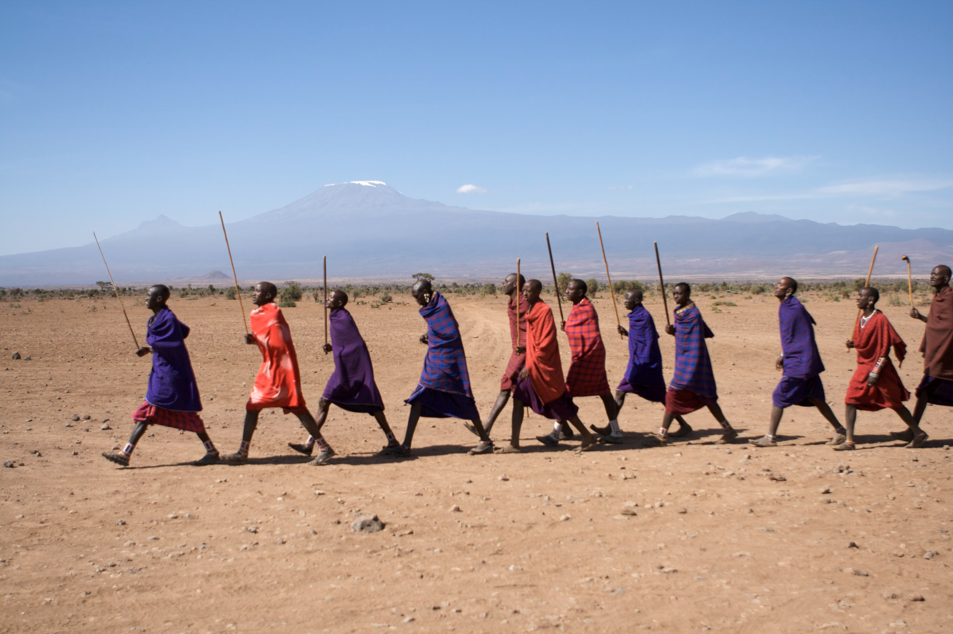 Masai Walking